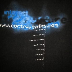 1996 COCTEAU TWINS OFFICIAL WEBSITE VINTAGE T-SHIRT