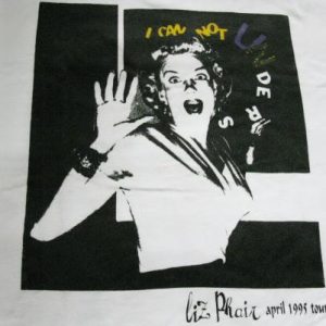 1995 LIZ PHAIR APRIL 95 TOUR VINTAGE T-SHIRT