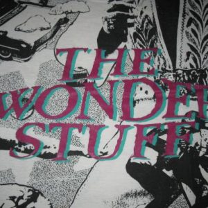 1991 THE WONDER STUFF NEVER LOVED ELVIS VINTAGE FP T-SHIRT