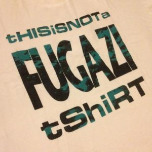 THIS IS NOT A FUGAZI T-SHIRT VINTAGE T-SHIRT