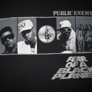 1990 PUBLIC ENEMY FEAR OF A BLACK PLANET VINTAGE T-SHIRT