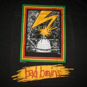 BAD BRAINS QUICKNESS VINTAGE T-SHIRT PUNK HARDCORE