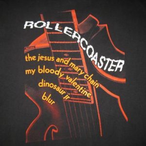 1992 ROLLERCOASTER TOUR VINTAGE TSHIRT MY BLOODY VALENTINE