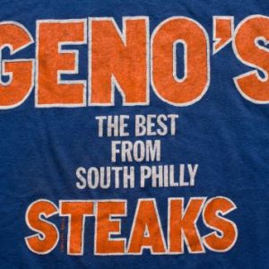 80s Geno's Steaks Muscle T-Shirt, South Philly Restaurant