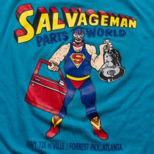 Salvageman T-Shirt, Superman Logo Spoof, Wrestler Style