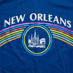 Vintage 80s New Orleans, LA Rainbow T-Shirt, The Big Easy