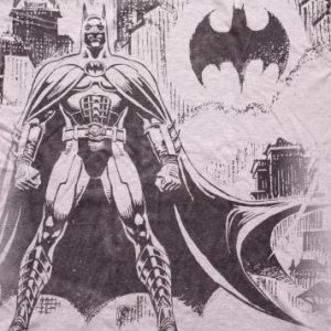 1992 Batman DC Comics T-Shirt, Full Print Front Illustration