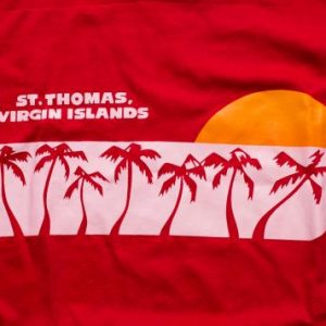 St. Thomas Sunset T-Shirt, Palm Trees, US Virgin Islands