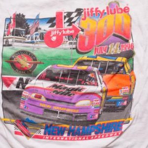 NASCAR Jiffy Lube 300 T-Shirt, 1996 Winston Cup Race