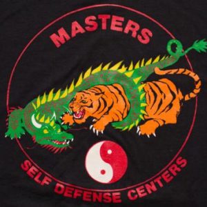 Masters Self Defense Centers T-Shirt, Kenpo Karate, 90s Tee