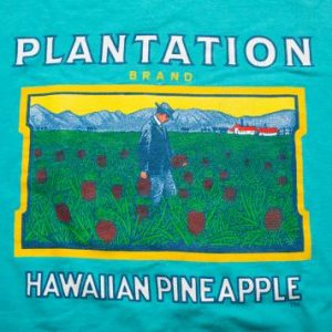 Vintage 80s Plantation Brand Dole Hawaiian Pineapple T-Shirt