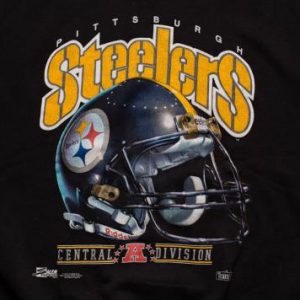 Vintage 90s Pittsburgh Steelers Big Helmet Logo Sweatshirt