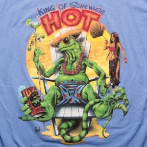 Caribbean Soul King of Somewhere Hot T-Shirt, Island Lizard