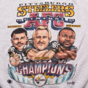 Pittsburgh Steelers Caricature Sweatshirt Woodson Bam Morris