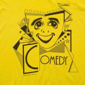 Vintage 80s Comedy & Tragedy Masks T-Shirt, Hanes 50/50