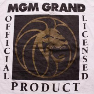 1993 MGM Grand Hotel Lion T-Shirt, Official Licensed Product