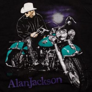 Alan Jackson T-Shirt, Harley Davidson, Country Music, 1992