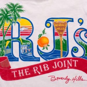 RJ's The Rib Joint T-Shirt, Beverly Hills Restaurant Jerzees