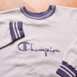 Champion Reverse Weave Crewneck Sweatshirt, Spell Out Logo