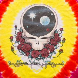 BIG Grateful Dead Space Your Face Tie Dye T-Shirt 2XL/XL Tee