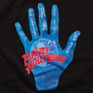 Planet Hollywood V T-Shirt, Fifth Anniversary, 5th, 1996