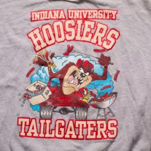 Vintage Taz Indiana Hoosiers Tailgaters Hoodie Sweatshirt