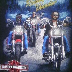 Vintage 1991 3D Emblem Harley Davidson Motorcycle t-shirt