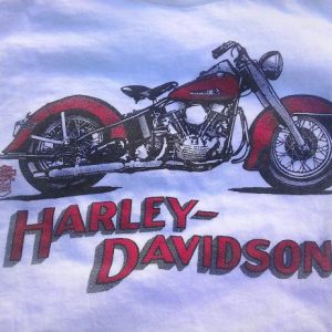 1987 Vintage Harley Davidson Los Angeles Motorcycle T-shirt