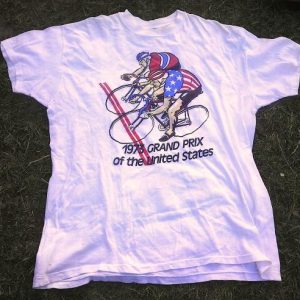 1973 Grand Prix of the United States Azuki Bicycle t-shirt