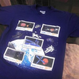 Vintage 1991 Planets Stamp t-shirt US Postal Service t-shirt