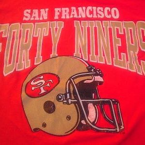 Vintage 80s 49ers t-shirt Champion brand nice