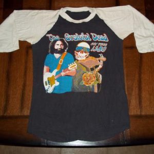 Vintage The Grateful Dead 1980 concert tour Garcia t-shirt M