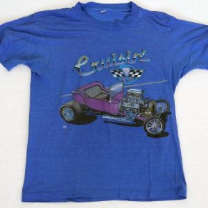 1987 Vintage Screen Stars Cruisin Hot Rod T Shirt