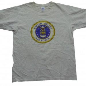 80s UNITED STATES AIR FORCE MILITARY LOGO T SHIRT