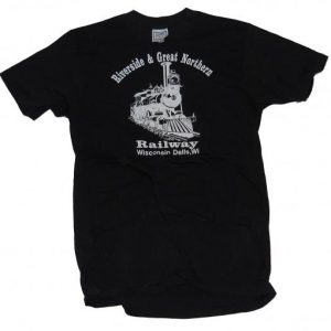 GREAT NORTHERN RAILWAY WISCONSIN TRAIN RAILROAD T SHIRT