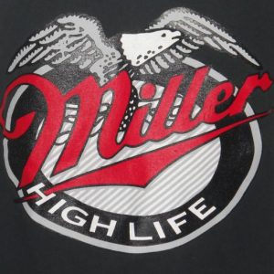 1980's Miller High Life Beer Logo Vintage Tank Top T Shirt