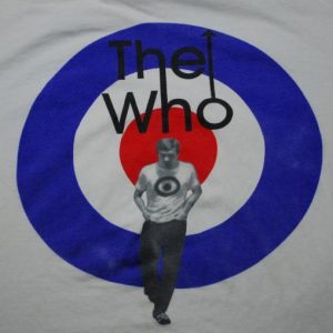 VINTAGE THE WHO QUADROPHENIA 1996 N. AMERICAN TOUR T-SHIRT *