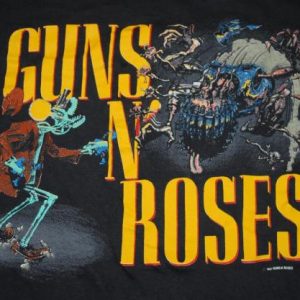 VINTAGE GUNS N ROSES 1987 GRAPHIC RAPE SCENE T-SHIRT