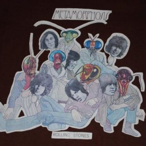 VINTATGE THE ROLLING STONES METAMORPHOSIS 75 TOUR T- SHIRT *