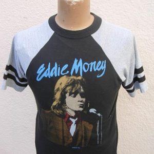 1982 Eddie Money Raglan Concert Shirt