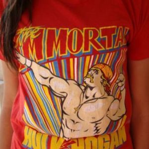 VINTAGE 80'S THE IMMORTAL HULK HOGAN T SHIRT