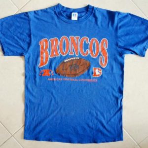 Denver Broncos AFC Football Russell Athletic Blue USA M