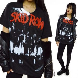 Vintage 80s Skid Row Making a Mess of The US 1989 T Shirt