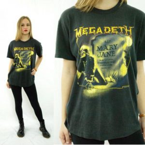 Vintage 80s MEGADETH Mary Jane T Shirt