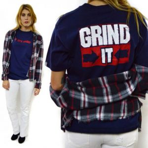 Vintage 80s VISION STREET WEAR If It's Hard Grind It T Shirt