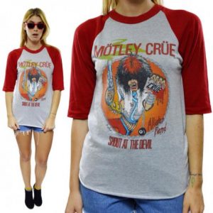 Vintage 80s MÃ¶tley CrÃ¼e Shout At The Devil Jersey