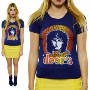 Vintage 70s The Doors Jim Morrison Rare 50/50 T Shirt Sz M