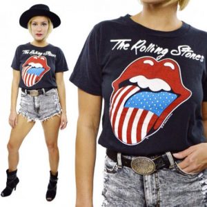 Vintage 80s The Rolling Stones North American Tour T Shirt