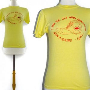 Vintage 80s 2nd WMH Foundation Run-A-Round 1981 T Shirt