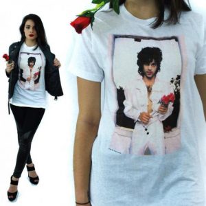 Vintage 80s PRINCE 1984 Purple Rain Sexy T Shirt Sz M